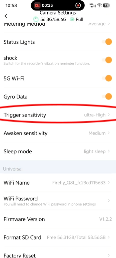 FIREFLY Q8L Shot-Triggered Recording(图1)